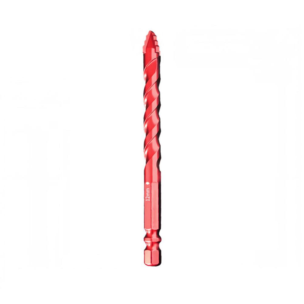 Carbide Drill Bits Set Drill Bit (6/6/8/10/12mm) Suitable For: Drlling On Drywall, Bricks, Tiles, Wood, Aluminum And Sheet Metal