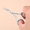 Rounded Stainless Stork Scissors Professional Nose Hair Scissors Man Facial Hair Scissors for Eyebrows Facial Hair Beauty Tool