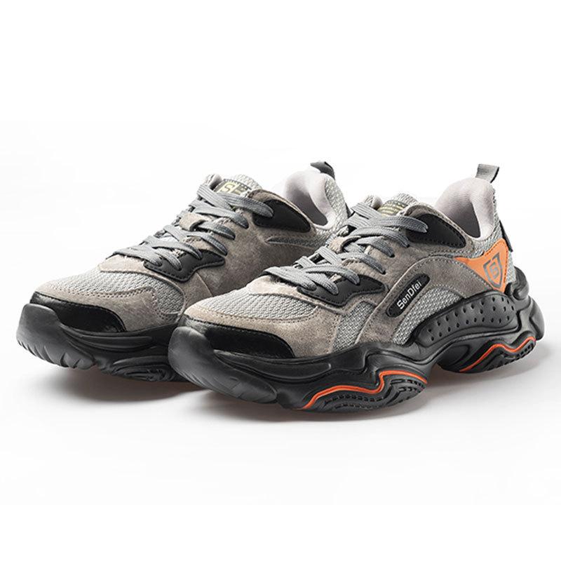 

Мужская мода Уличная рабочая защитная обувь Стальной подносок Защита от ударов Изолированная обувь для инструментов 45 серый