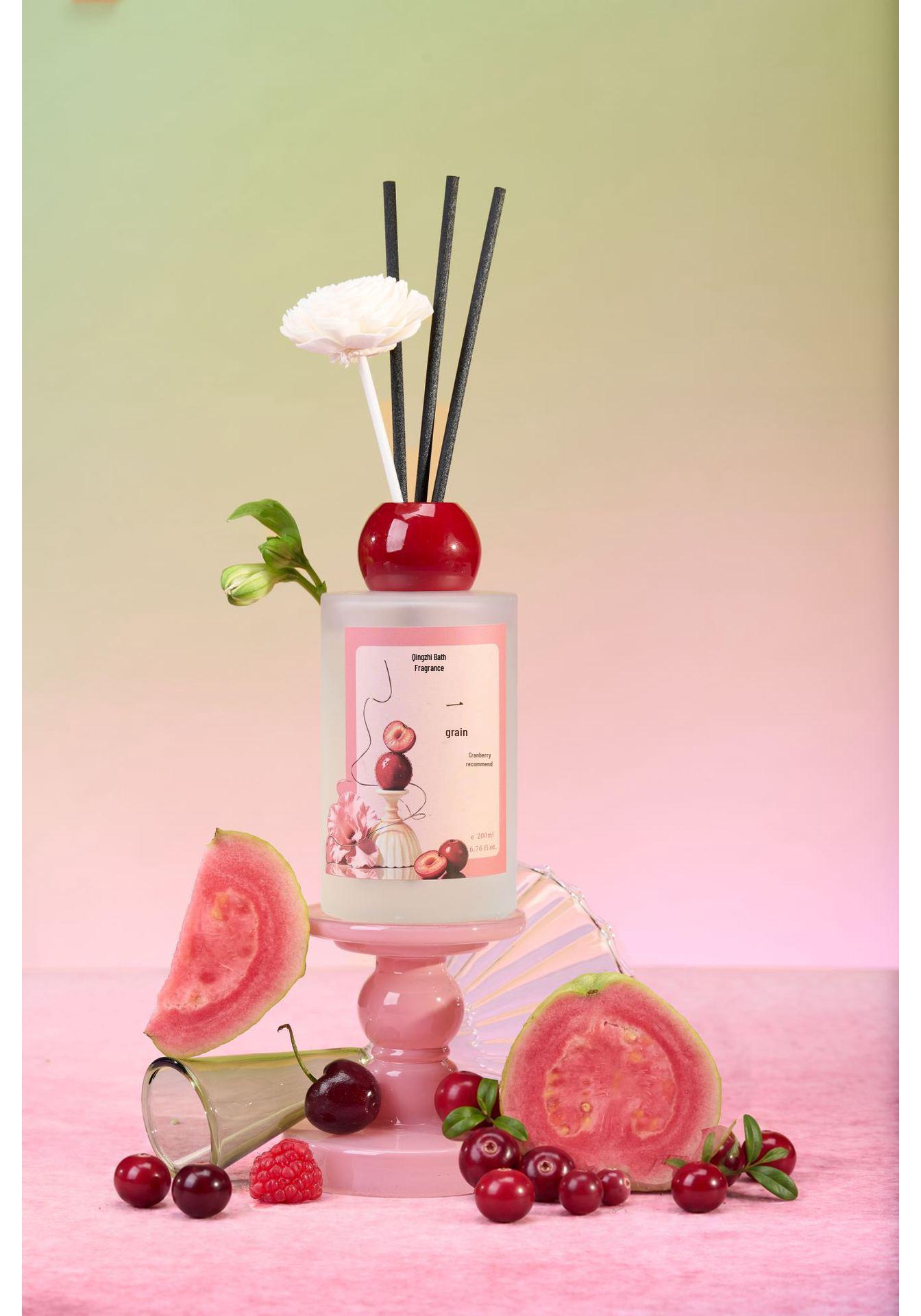 Qingzhi Muxiang Fresh Fruit Flameless Aroma Diffuser: Long-Lasting Fragrance Eliminates Odors, Bringing an Orchard Experience Home 200ml