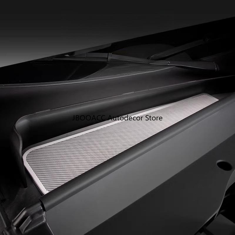 Car Front Engine Cover Air Intake Vent Dust Cover Protection for Lynk&Co 900 2025 Stainless Steel Exterior Modification Trims
