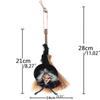 Handmade Witch Props Doll Witch Witch Broom Pendant Funny Halloween Witch Doll  Fancy Dress Party