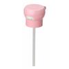 Komori Resin PET Bottle with Straw Cap Attachment, Pink, 4.1 X 13cm, 25 X H41cm