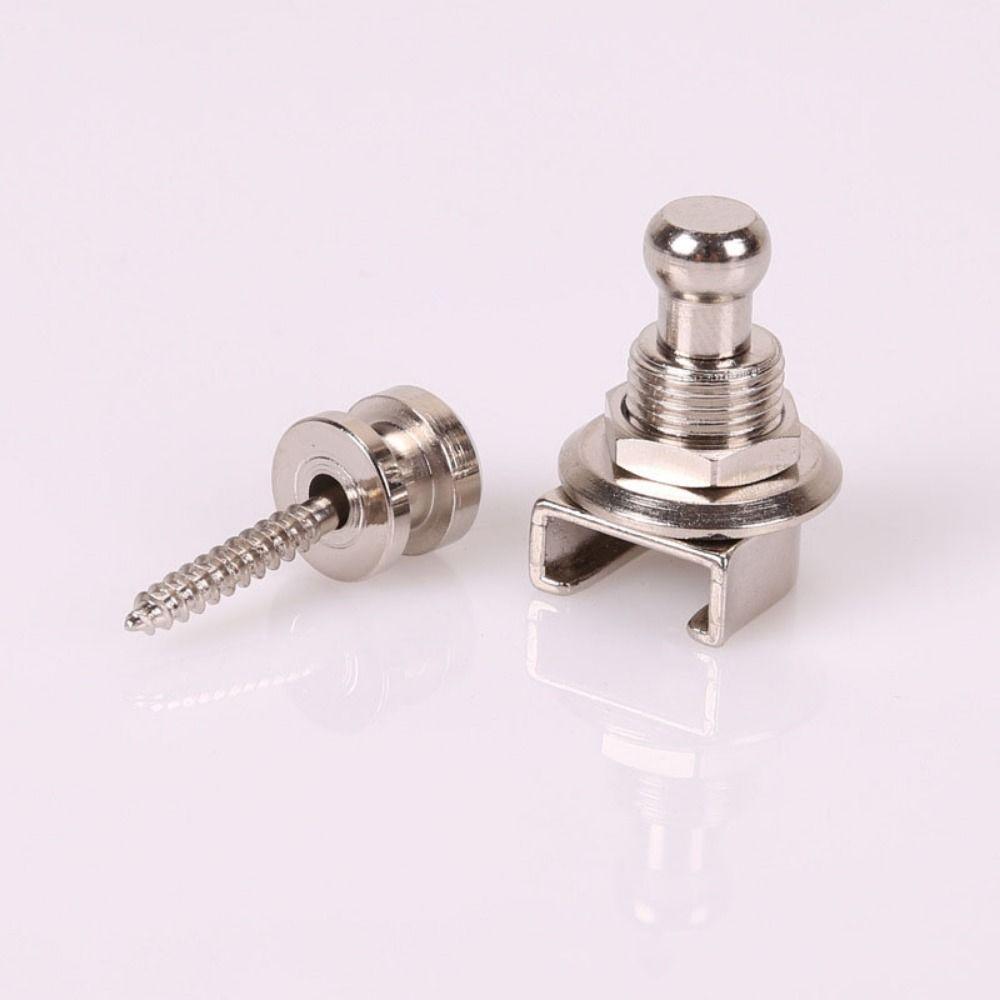 Guitar Tail Nail Electric Guitar Strap Locks Round Head Guitar Strap Button  Strap Retainer System