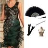 1920S Sequined Cocktail Dress, Retro Sequined Tassel Dress, Prom Party Evening Dress