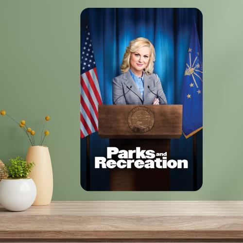 Parks and Recreation Classic TV Show Metal Poster Sign 20x30cm(7.8x11.8inch)