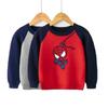 Children's New Autumn/Winter Double-Layer Knitwear Boys' and Girls' Warm Knitted Sweaters Pullover Cartoon-Printed Sweaters Base Layer Sweaters