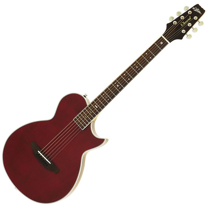 ARIA SR Red Acoustic Guitar Aria APE-100 See-through