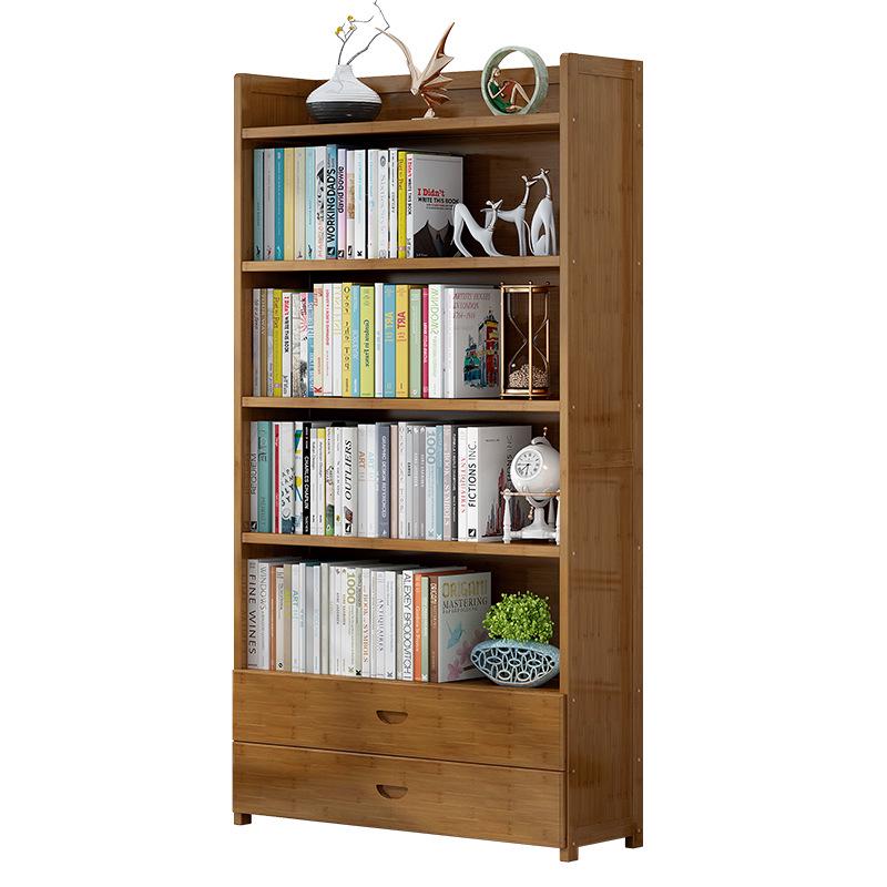Minimalist Multi-Layer Bookshelf: Floor-Standing Rack for Home & Children's Room