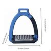Stirrups Aluminum Alloy AntiSlip Textured Footplate Riding Gear for Adults