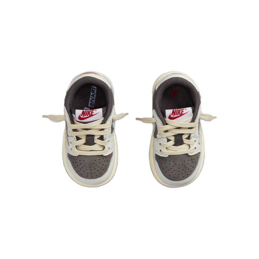 Travis Scott x Air Jordan 1 Retro Low OG TD Reverse Mocha Baby Sneakers Braun Sail University-Rot DO5441-162
