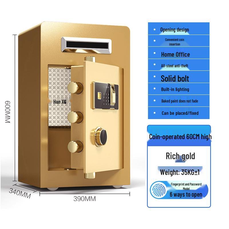 Commercial Coin Deposit Safe with Password Lock