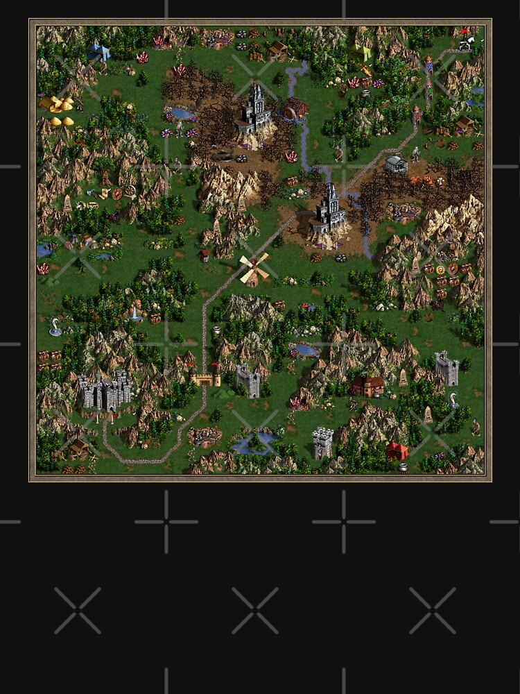 Command & Conquer Heroes Of Might And Magic III Map Classic T-Shirt