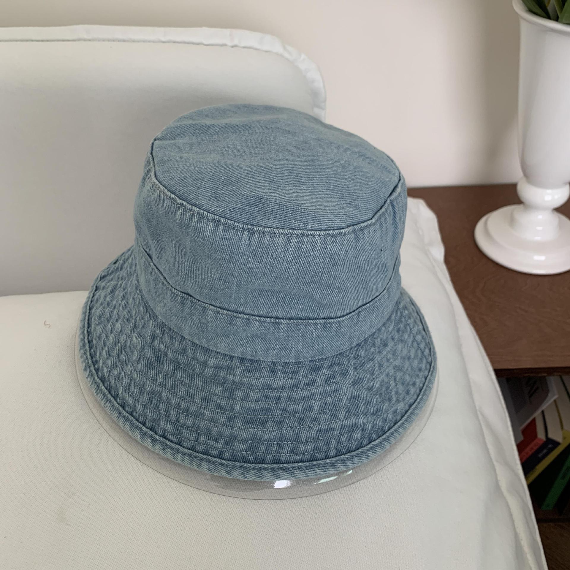 

Большая шляпа с обхватом головы, японская ретро-джинсовая шляпа-ведро, уличная шляпа с защитой от солнца, женская летняя шляпа с козырьком от солнца, мужская шляпа с козырьком One Size: (53-58cm) Adjustable