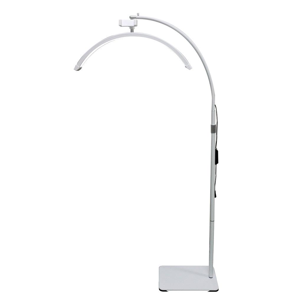 24" Gold Curved Eyelash Extension Lamp - Half Moon U-Shaped for Manicure, Eyebrow, Tattoo & Microblading.