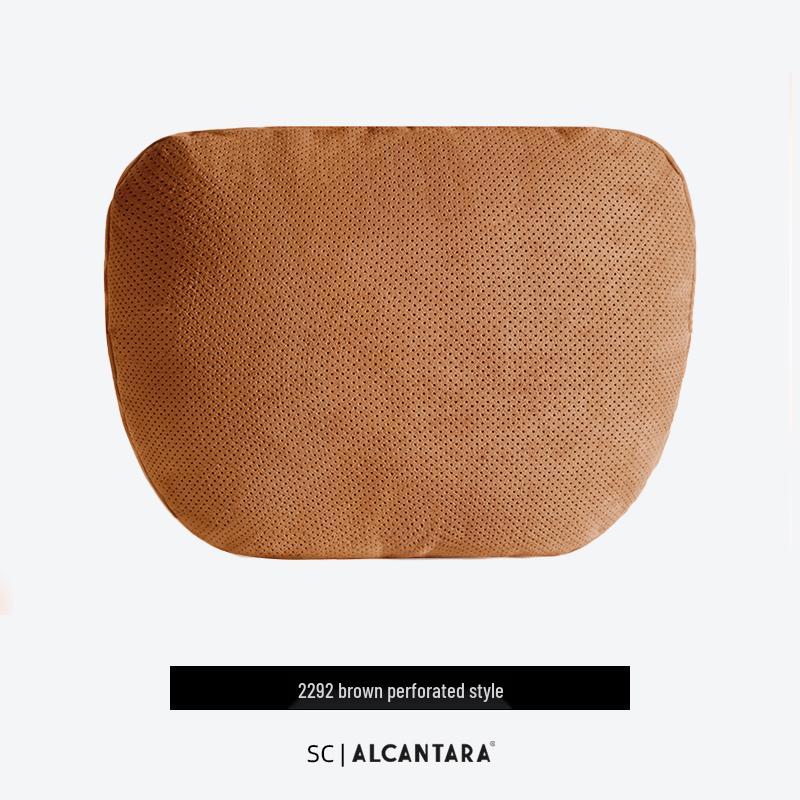 Alcantara Breathable Car Neck Pillow for Mercedes-Maybach S-Class Headrests