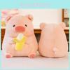 Adorable Lulu Pig Plush Toy Cute Banana Pig Stuffed Animal Pillow Soft Pp Cotton Cushion 50cm