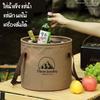 10L Camping Bucket Waterproof Water Storage Bucket Portable Water Bag Foldable Basin With Handle Camping Supplies
