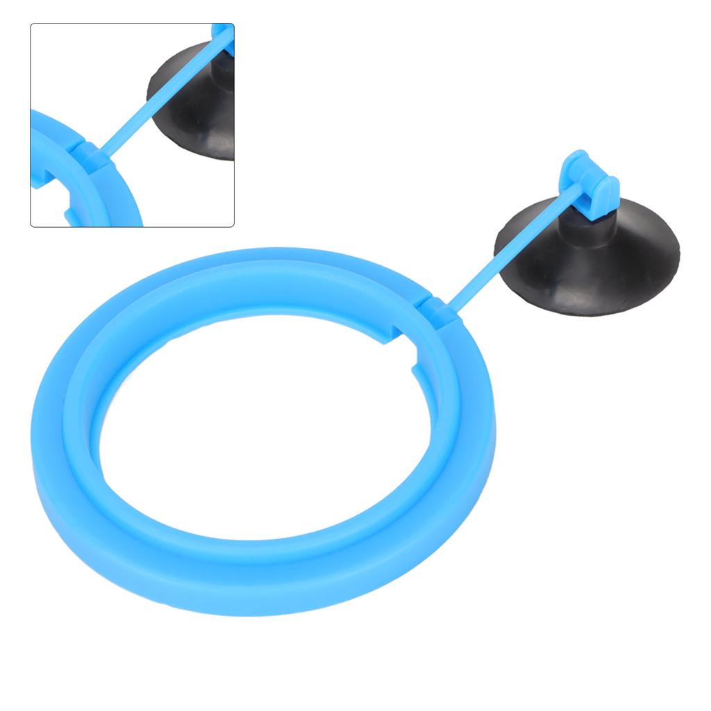 Fish Feeder Plastic Fish Floating Food with Strong Suction Cup for Feeding Flake Foods