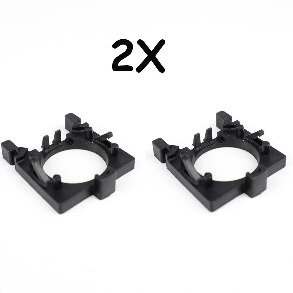 2Pcs For Ford Focus Fiesta Low Beam for Mondeo Headlamp Retainer H7 LED Car Headlight Adapter Bulb Base Adapters Socket Holders 2Pcs