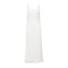 Cotton Hollow-Out Maxi Dress