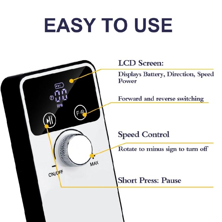 45000RPM Electric Nail Drill Machine Nail File Machine for Acrylic Nails Gels