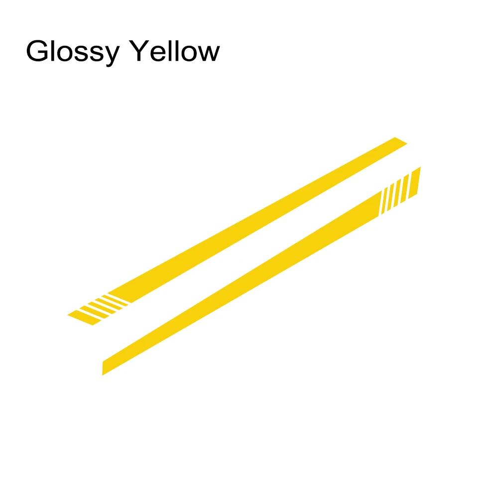 2PCS Car Side Skirt Stripes Sticker Vinyl Trims Decals Accessories For  A3 8P 8V 8L 8Y S3 RS3 Sedan Sportback Limousine TFSI