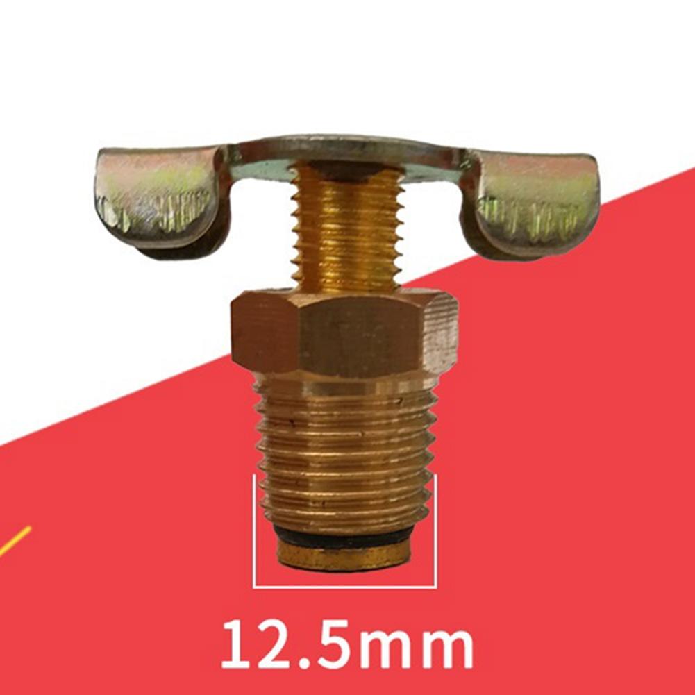 Reliable 1/4 Brass Drain Cock for Air Compressor Easy to Use T handle