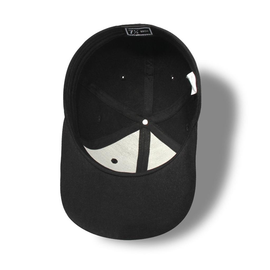 Men Women Baseball Cap Hip Hop Cotton Solid Color Flat Brim Visor Cap For Running Workout Outdoor Activities