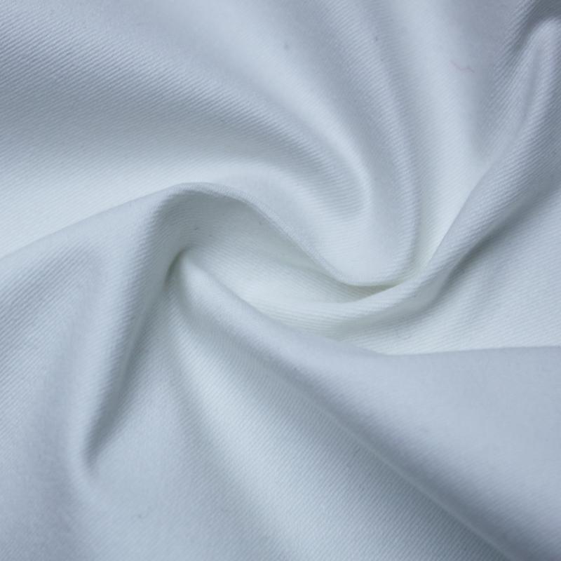Pure 100% Cotton Sateen Twill Fabric for Hotel Bed Sheet Solid Stretch Twill Pant Skirt