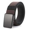 Contrast Color Both Sides Available Belt Zinc Zinc Alloy Nylon Waistband Classic Men Weaving Belt  Boys