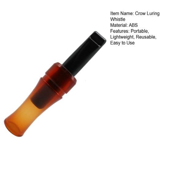 Jaktkråke ring Kråke lokkefløyte Realistiske naturlige lyder Enkel å bruke Kompakt størrelse bærbar kråkejaktfløyte