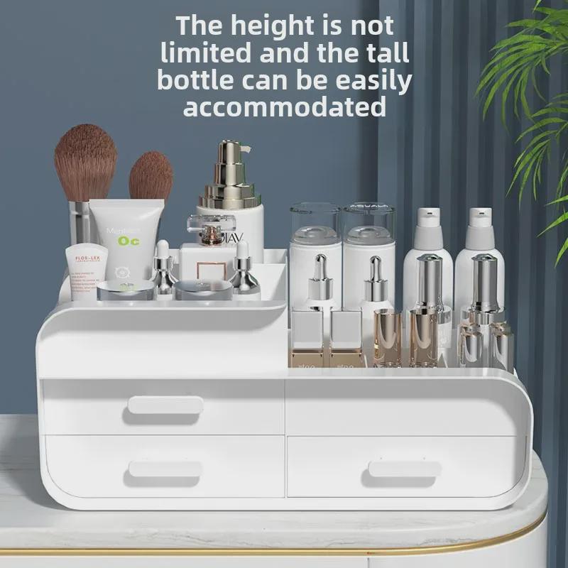 Riyuexingchen Drawer-Style Cosmetic Organizer for Desktop and Skincare Storage