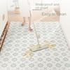 Dywany w stylu minimalistycznym, skóra PCV, zmywalny dywan do salonu, sypialni, garderoby, balkonu, kuchni, wodoodporny, antypoślizgowy dywan