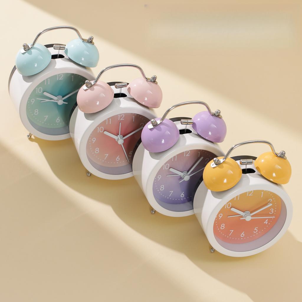 Super Loud Cute Alarm Clock for Students, High Appearance Level Desk Clock, Kids Boys Girls Wake-Up Bedside Quartz Alarm Clock