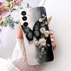 Clear Cover For Samsung F16 5G Case SM-E166P Cute Cat Fashion Butterfly Funny Painted Casing For Samsung Galaxy M16 5G SM-M166P