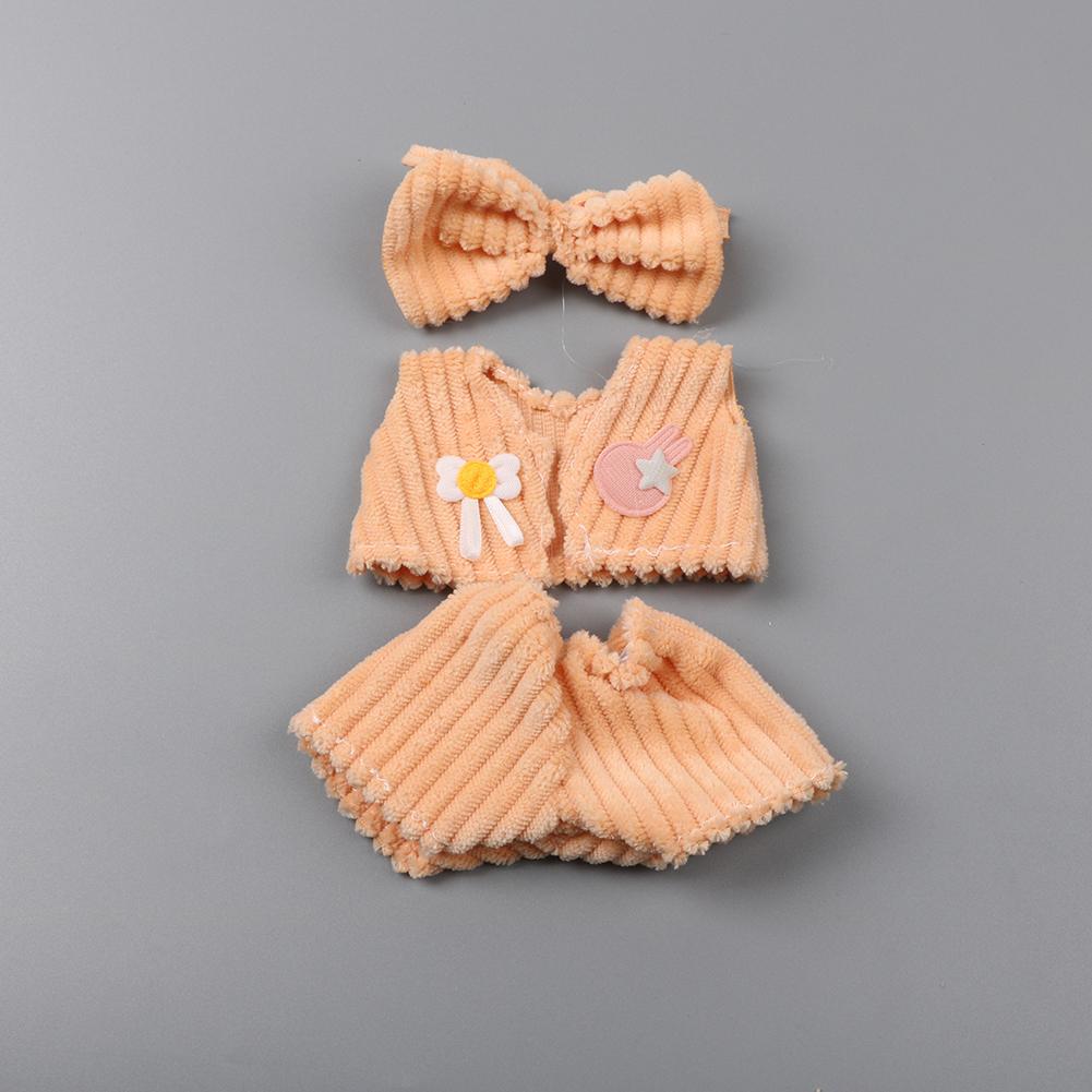 For 17cm Labubu Doll Clothes Fashion Clothes Hoodies Doll Clothes Color Match Hoodies Dolls Accessories Cute Decoration Little Cloths