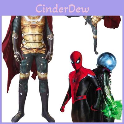 Spider-Man: Far From Home Mysterio Kostüm mit exzellenter Verarbeitung**