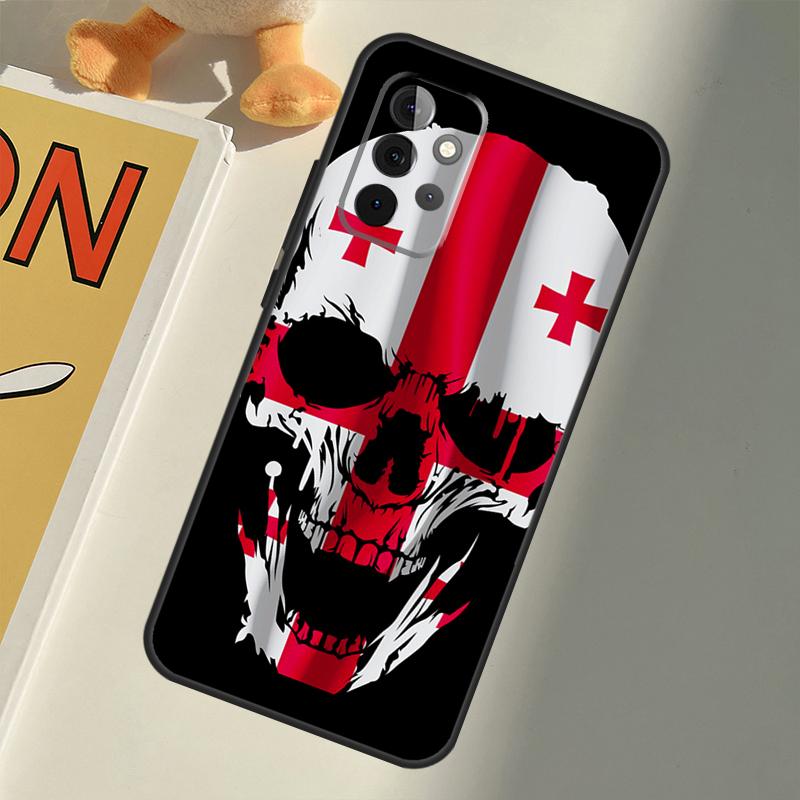 Georgia Flag For Samsung Galaxy A26 A16 A06 A56 A36 A05 A22 A32 A52 A54 A34 A14 A55 A15 A53 A33 A35 Case