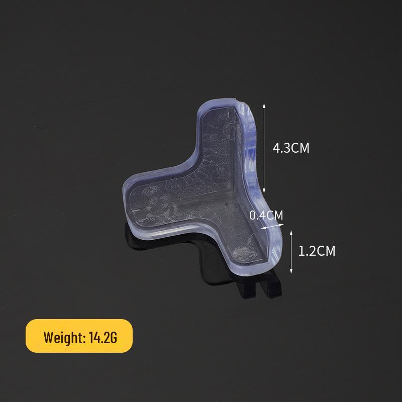 Průhledný chránič rohů dětského stolu - Zesílený, pravoúhlý, měkký kryt proti nárazu pro domácí bezpečnost