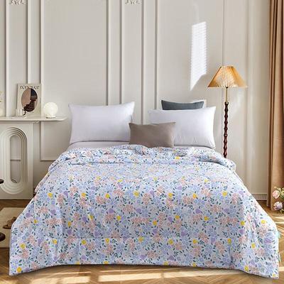 Ziyun Floral Whisper Cotton Summer Quilt with Polyester Fill