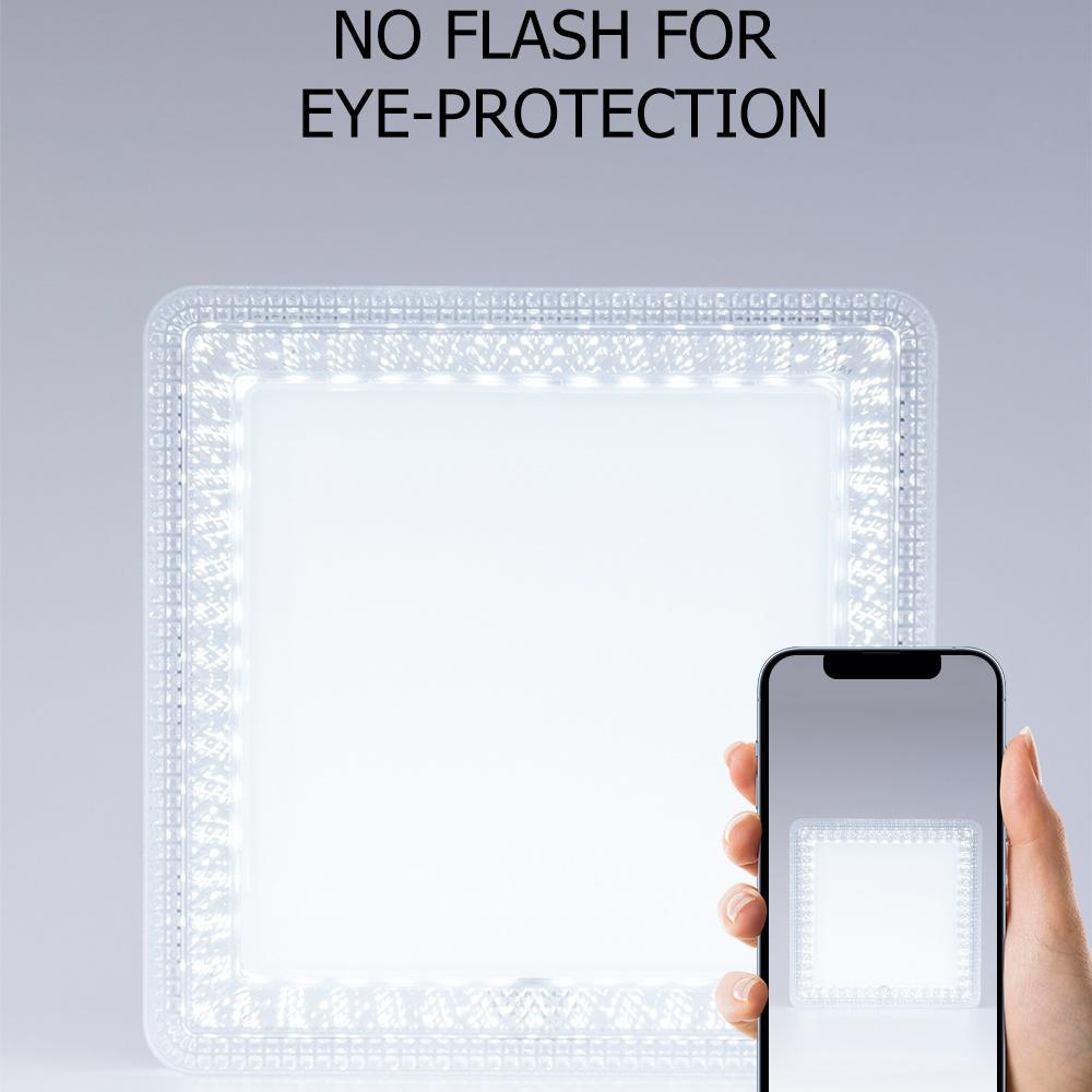 Ceiling chandelier Crystal LED Square Panel Light Surface Mounted led ceiling light AC 85-265V led lamp for Home Decoration