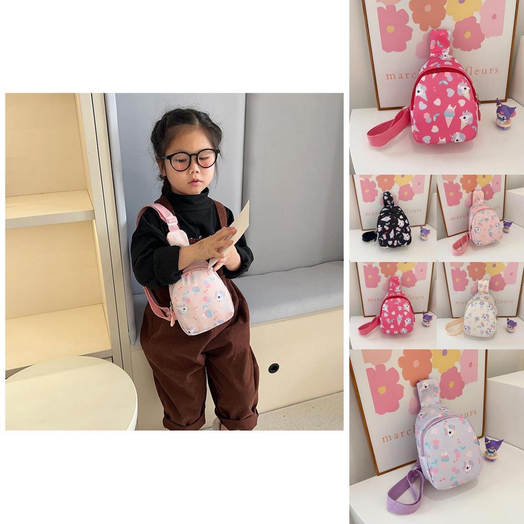 Cute And Fun Polyester Children's Chest Bag Perfect For Daily Outings In Various Colors