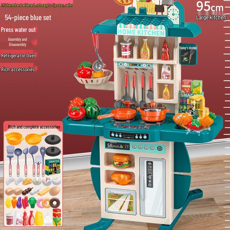 Mateřská škola K1 Domeček pro panenky Kuchyňský a Stolní nádobí Set