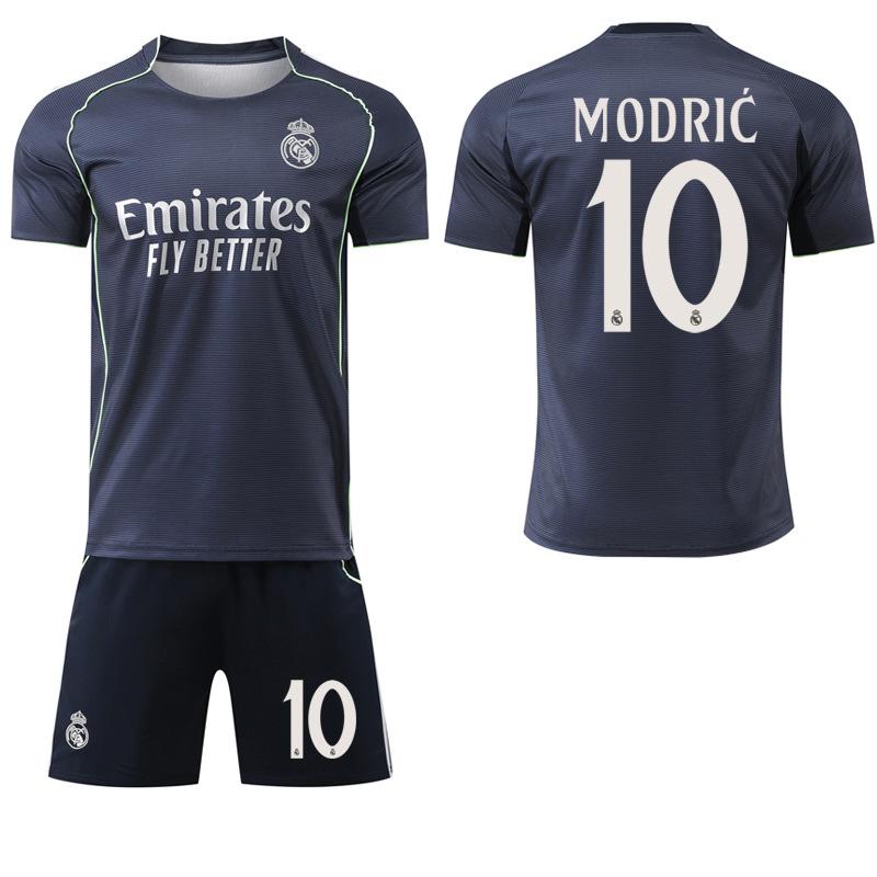 

2025-26 выездная футболка Реал Мадрид #7 Винисиус #5 Беллингем #9 Мбаппе Футбольные майки 26