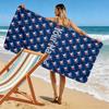 Personalisierbares Strandtuch mit Toronto Blue Jays Aufdruck, Großes Weiches Schnelltrocknendes Handtuch für Strand, Camping, Schwimmen