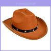 Chapéu de Cowboy com Rebites de Estrela Rosa Acessório de Fantasia Para Festas