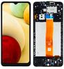 Original Samsung SM-A125 Galaxy A12 LCD-Display + Touchscreen (IPS) Schwarzer Rahmen