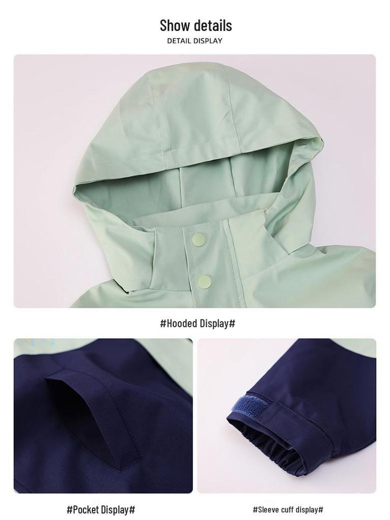 Set Uniforme Sportiva Autunnale per la Prima Elementare: Giacca a vento invernale e completo a tre pezzi per la scuola materna