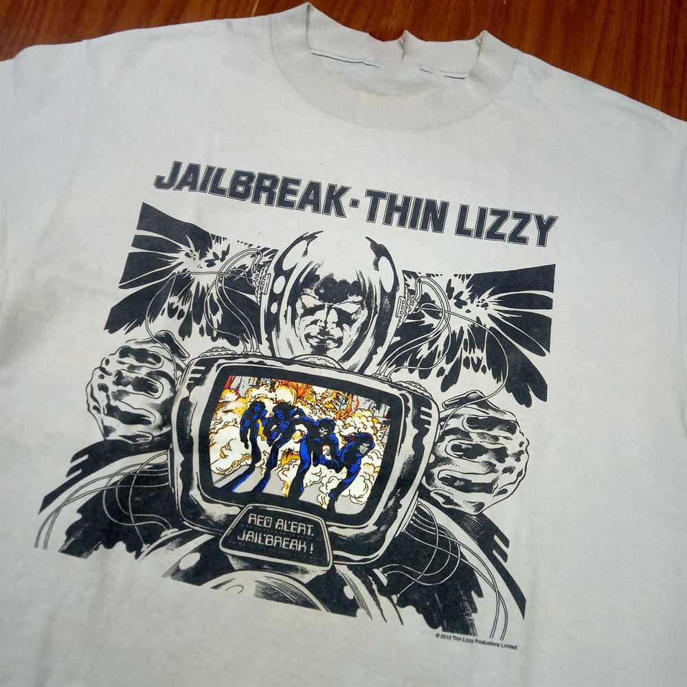 Thin Lizzy Jailbreak 1976 Tour Cotton Unisex S to 5Xl T-shirt US069 Unisex T-Shirt S